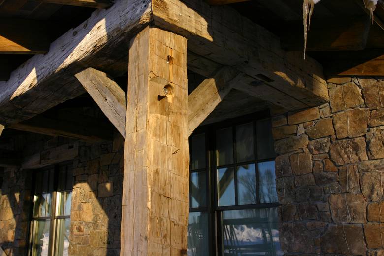 Hand Hewn Timbers